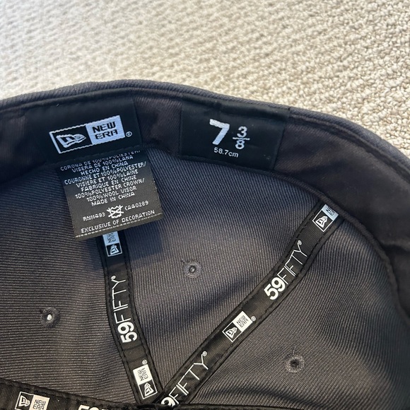 Arizona Stare New Era Gray Fitted Cap size 7-3/8 - Picture 4 of 8